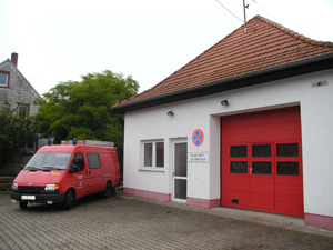 Das ehemalige TSF der Feuerwehr Heiligenmoschel