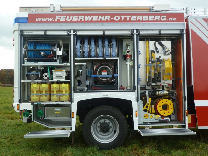 Geräteräume Beifahrerseite